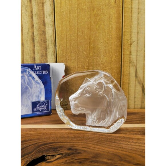 Cristal D'Arques Lion Paperweight - Picture 9 of 10